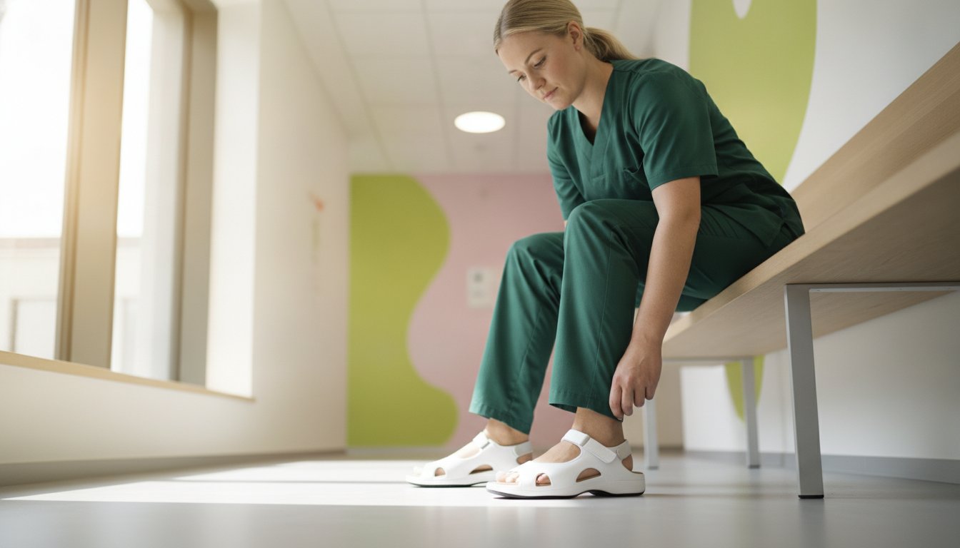 Arbejdssandaler til sundhedspersonale: Den ultimative guide til komfort i 2026