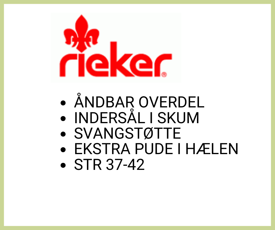 Sygeplejebutikken – din Rieker forhandler med fokus på komfort og hverdagsvelvære