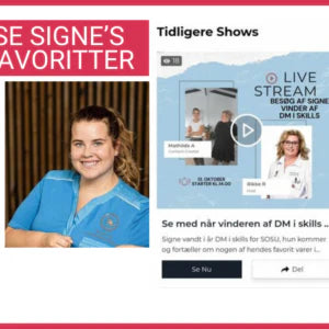 Signe fra DM i Skills viser sine favorit produkter fra Sygeplejebutikken