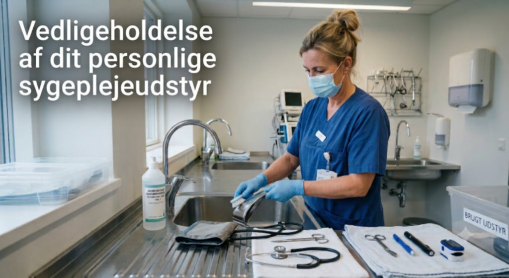 Vedligeholdelse af dit personlige sygeplejeudstyr