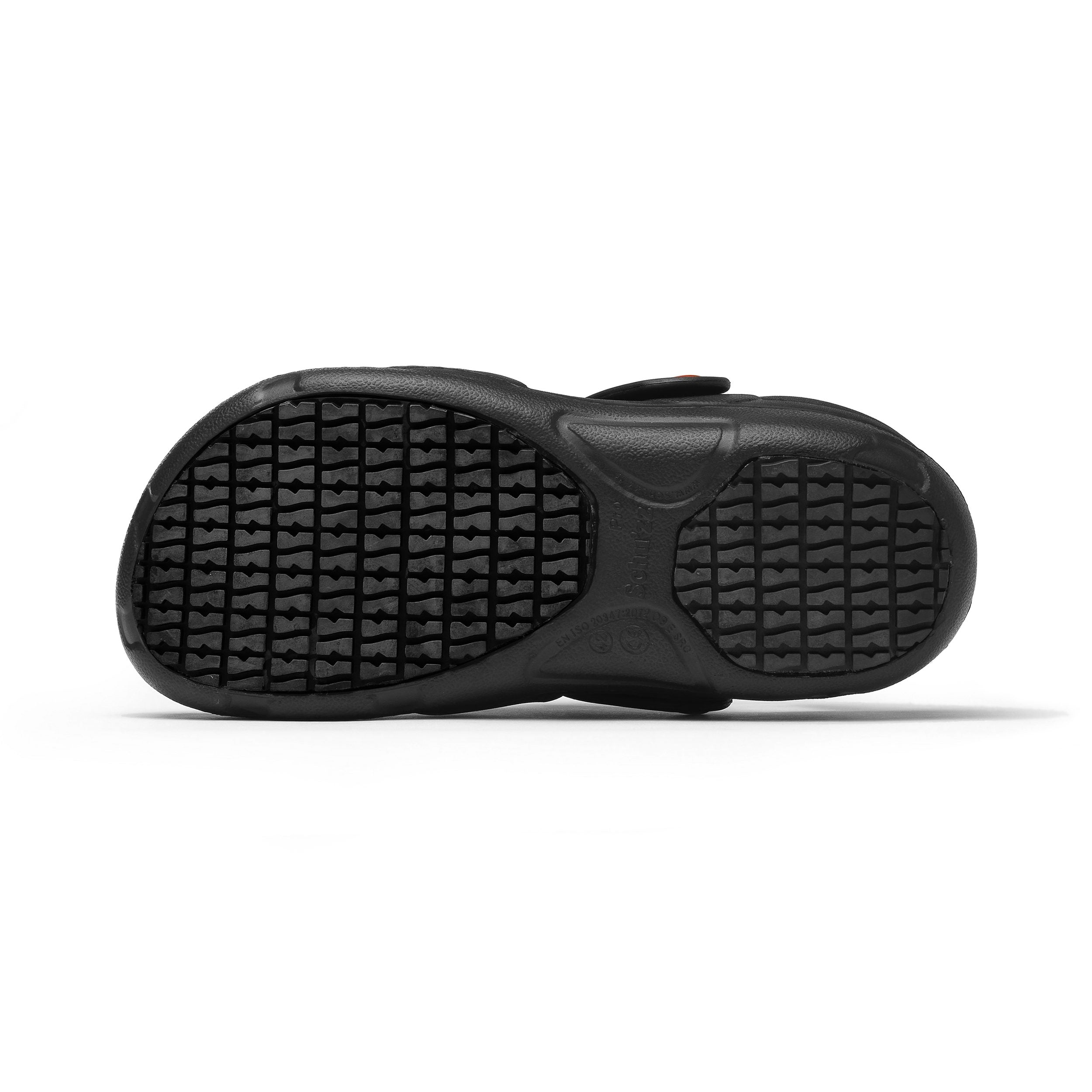 Skridsikker clog i sort som kan vaskes i maskine