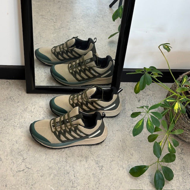 Brun vandtæt sko fra Green Comfort med masser af svangstøtte