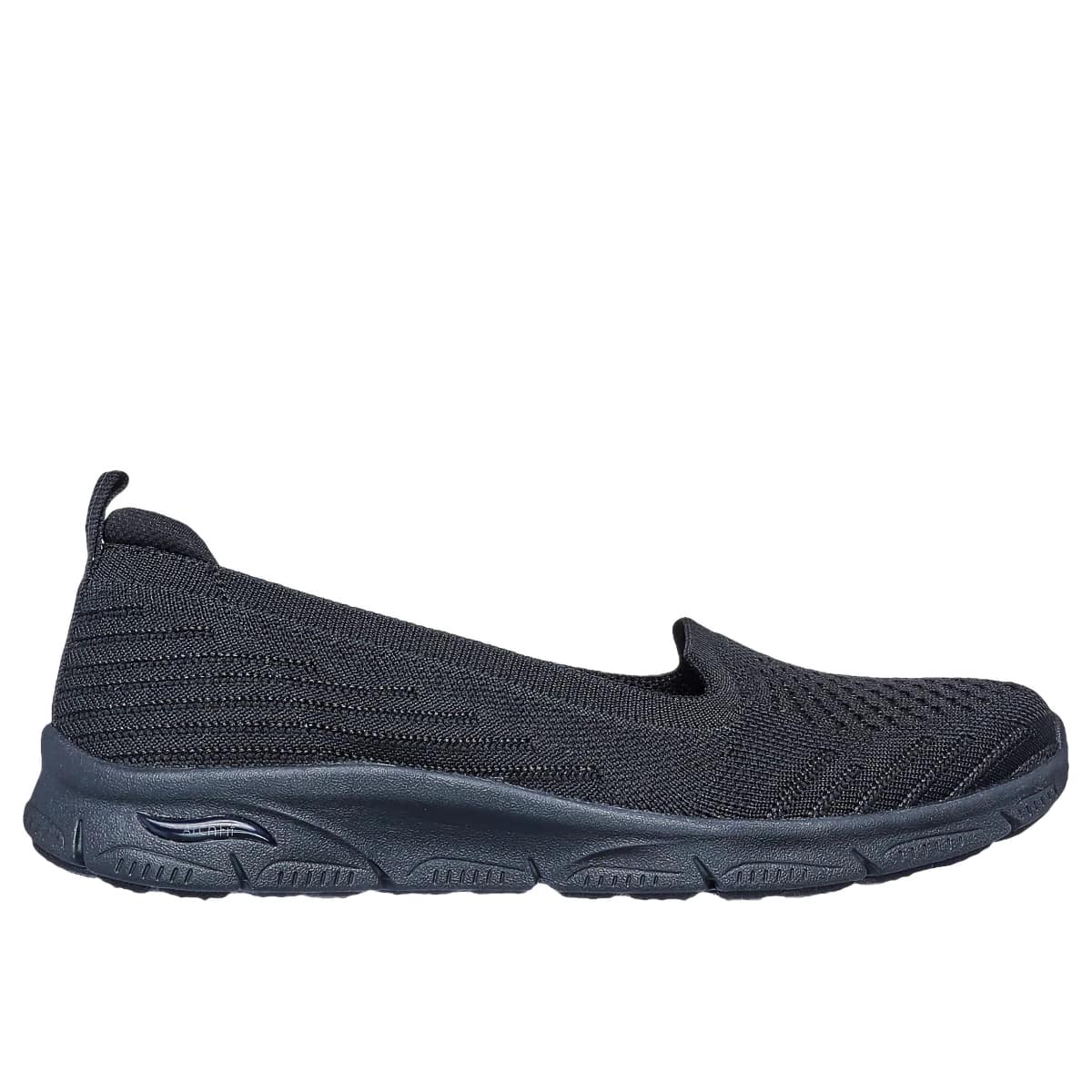 Sort ballerina med Arch Fit fra Skechers