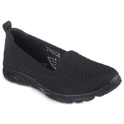 Sort ballerina med Arch Fit fra Skechers