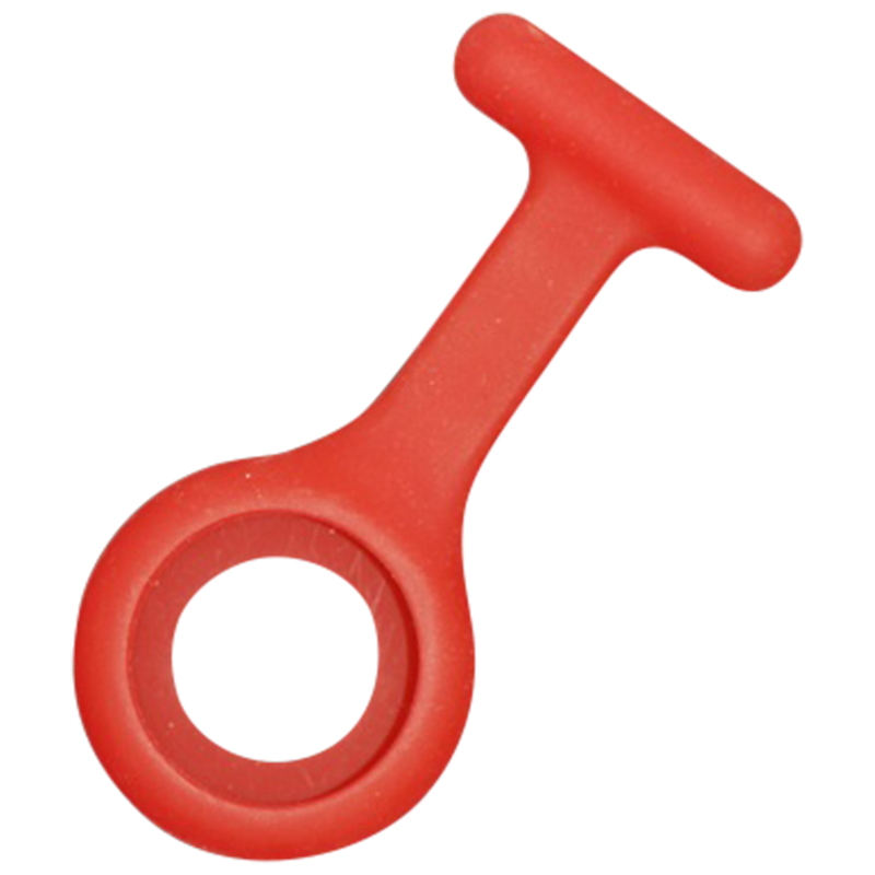 Silikone sygeplejeur med hvid urskive & 3 ekstra covers – praktisk, hygiejnisk & let at aflæse