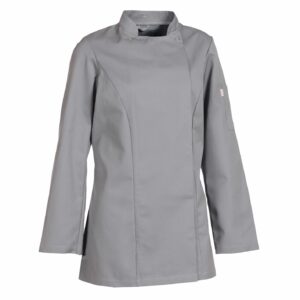 Nybo Grafit Dame Taste Kokkejakke, Langærmet, Slidstærk