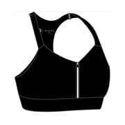 BH med lynlås i front