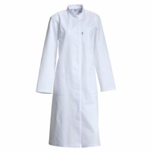 Nybo Hvid Dame Heartbeatkittel, Ekstra Lang, Kinakrave, Slidstærk