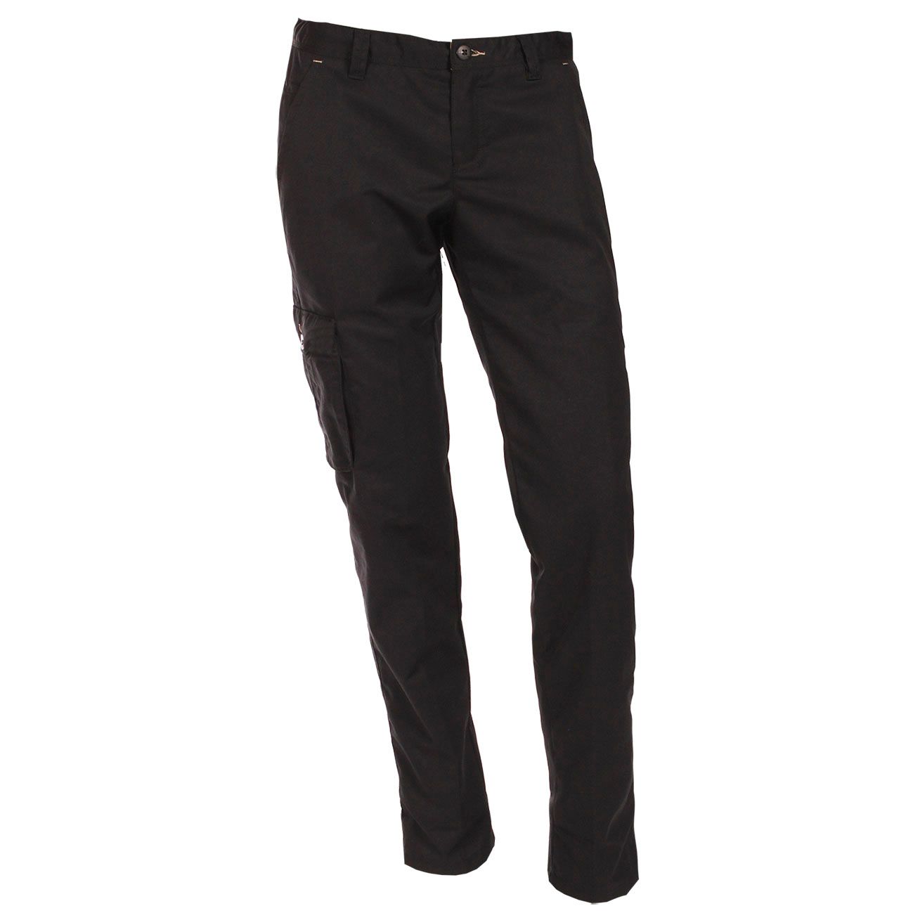 Nybo Sort Dame Perfect Fit Chinos, God Pasform, Regulerbar Talje, Slidstærk