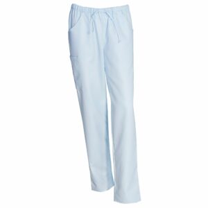 Nybo Lyseblå Unisex Heart Pull-on Bukser, Åndbar, Elastik