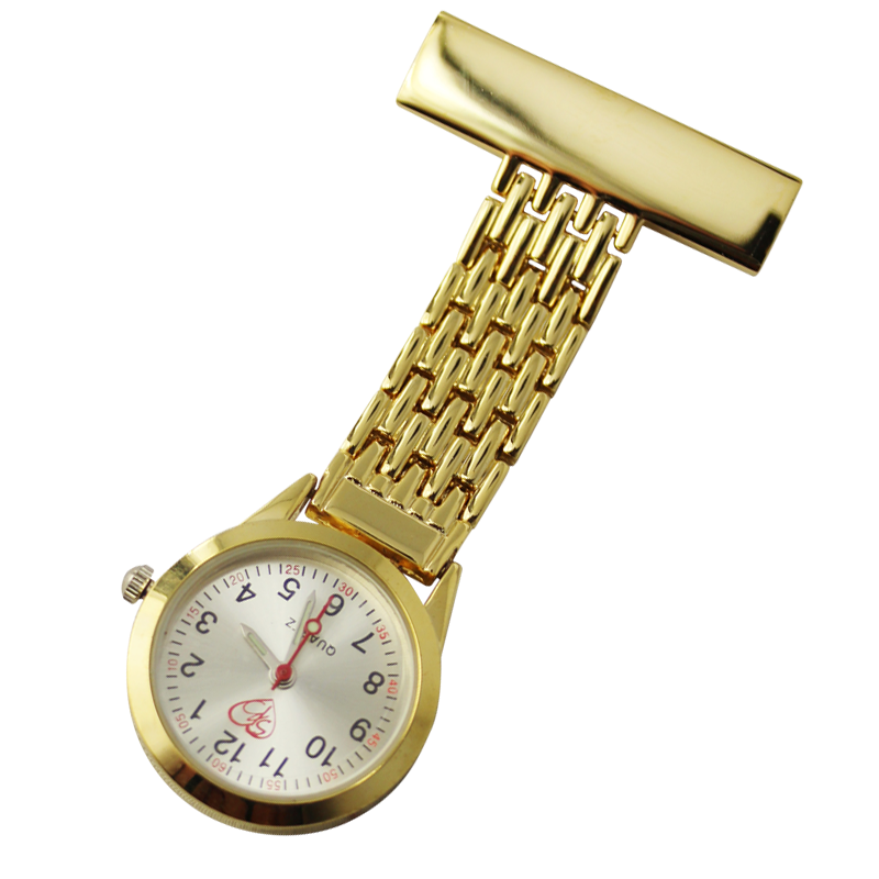 Guld tonet sygeplejeur med bred lænke