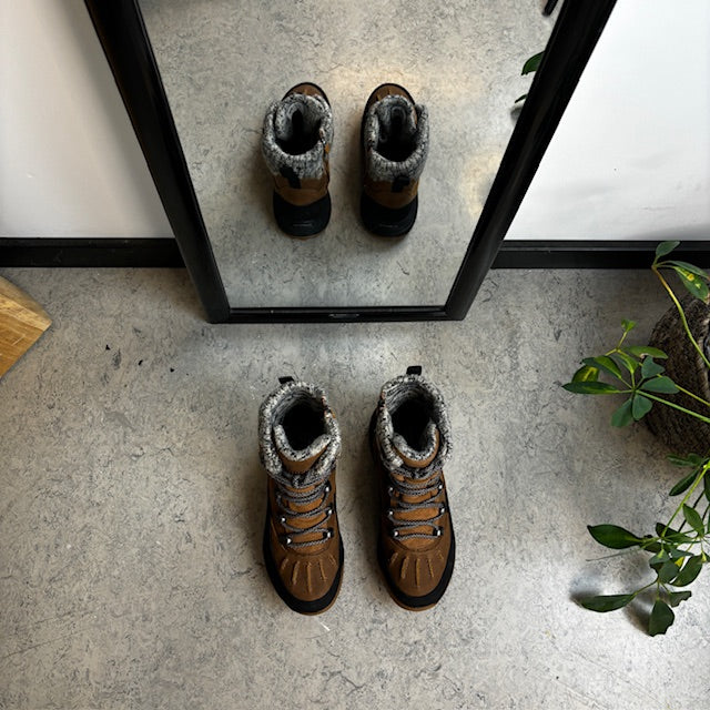 Brun, vandtæt, foret Merrell vandrestøvle