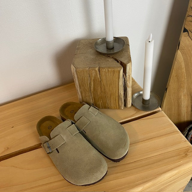 Gråbrune clog sandal fra Cph-Copenhagen