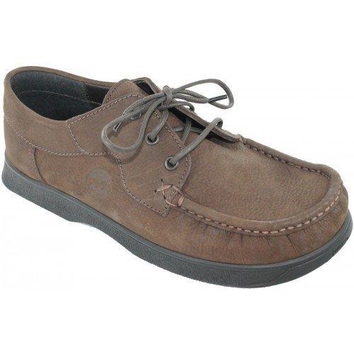 Brun moccasinsko i nubuck