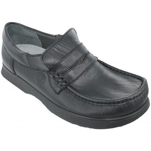 Sort moccasin hyttesko