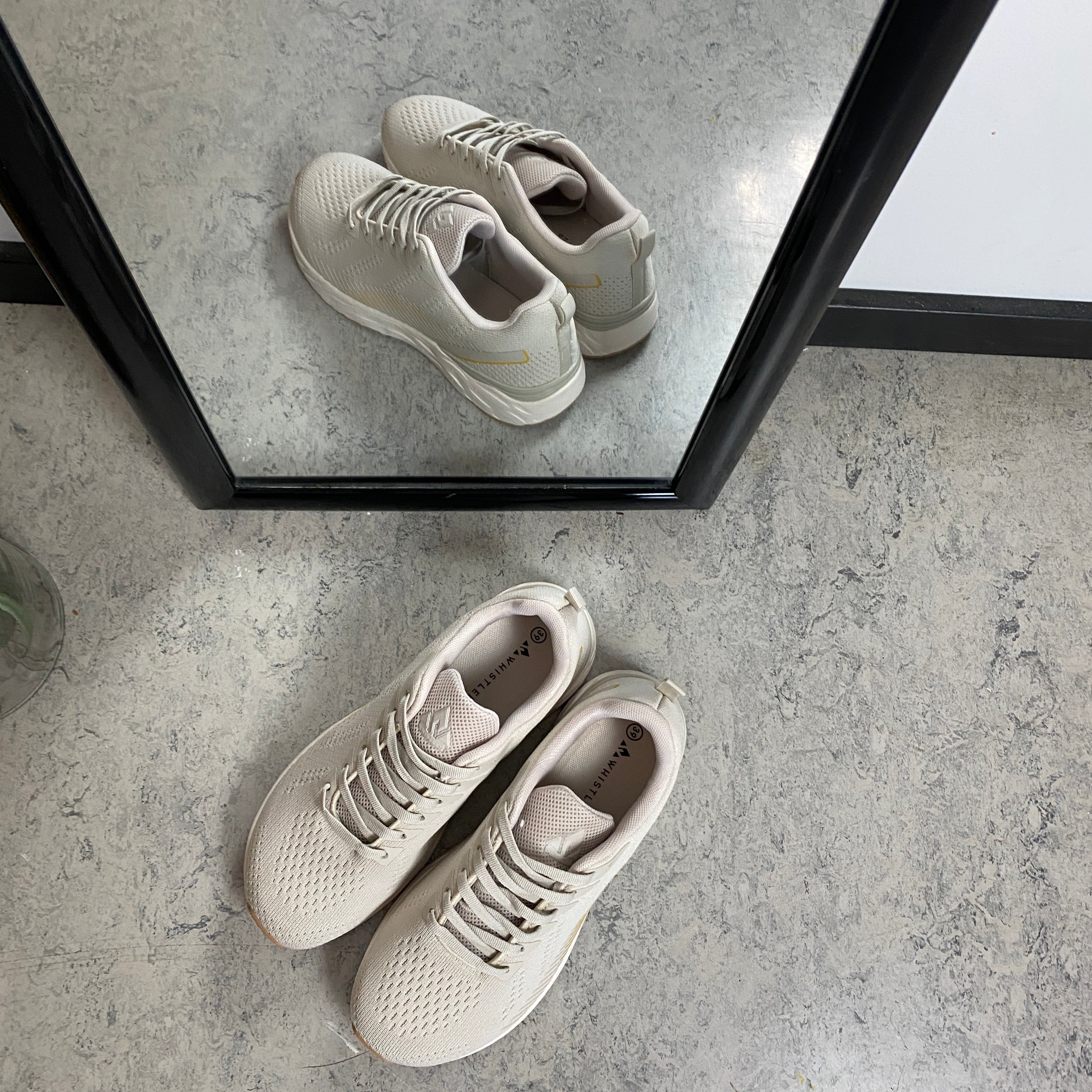 Linares W Wide Fit Shoe – beige letvægtssko med ekstra bredde