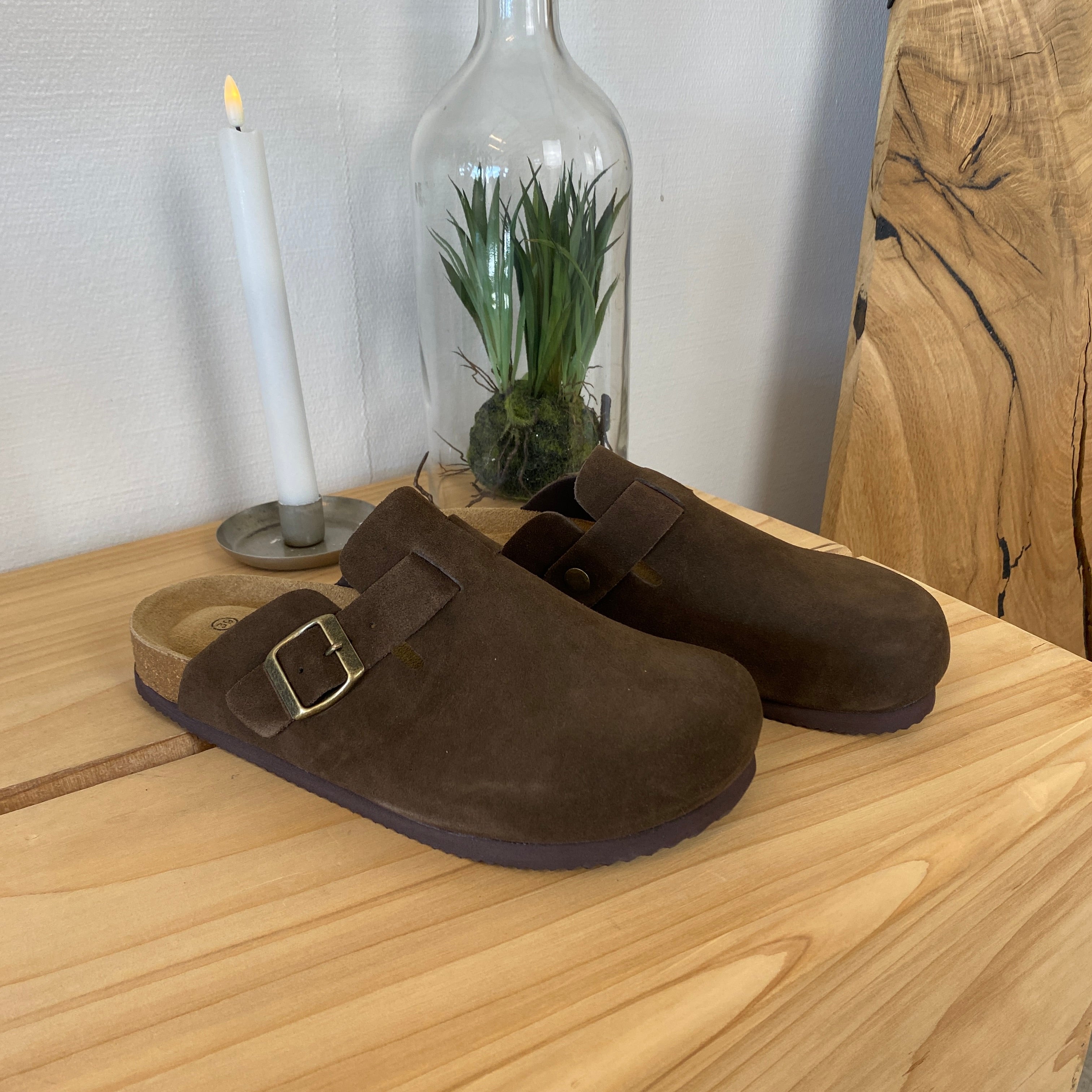 Mørkebrune clog sandal fra Cph-Copenhagen