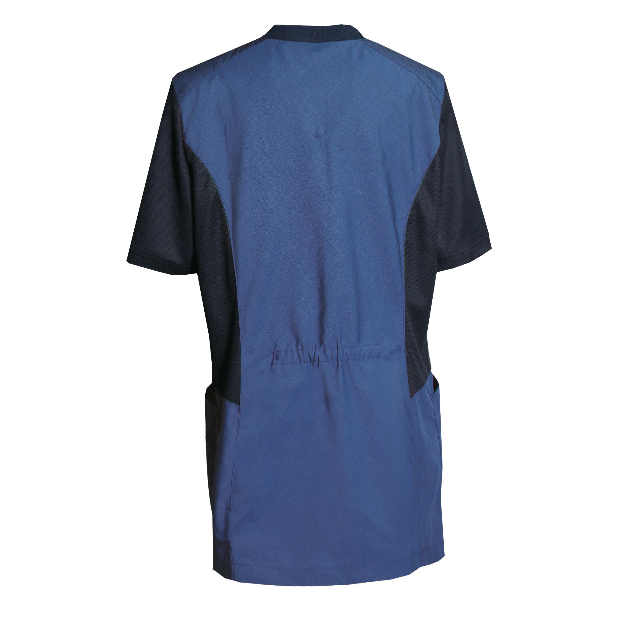 Nybo Navy Dametunika, Sporty Mix, Åndbar, Stretch, Justerbar Talje