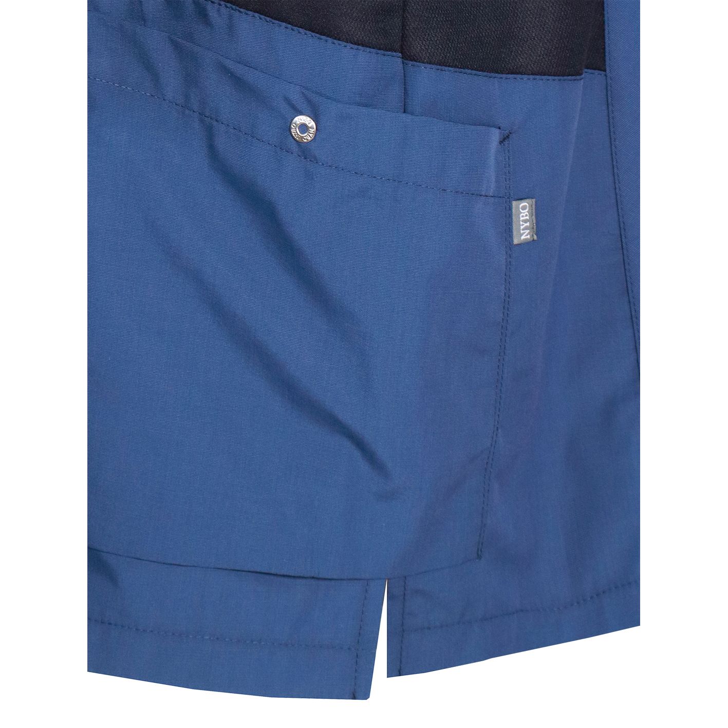 Nybo Navy Dametunika, Sporty Mix, Åndbar, Stretch, Justerbar Talje