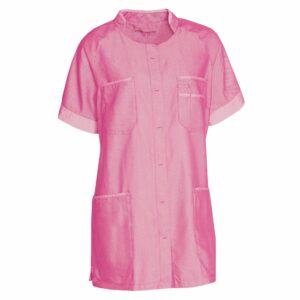 Nybo Pink Dame Comfort Tunika, Kortærmet, Åndbar, Strækbar