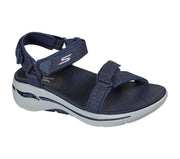 Navy sandal med Arch Fit fra Skechers