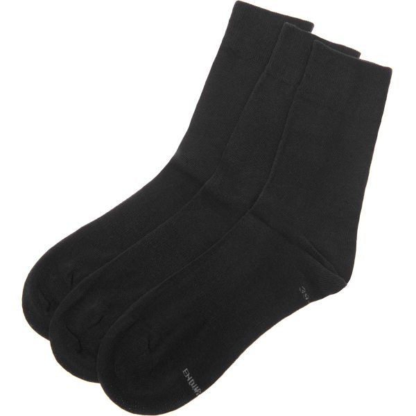 Sorte arbejdsstrømper - 3 par