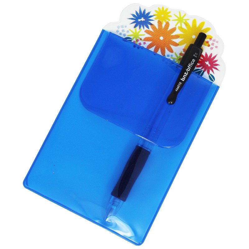 Lommebeskytter med blomster