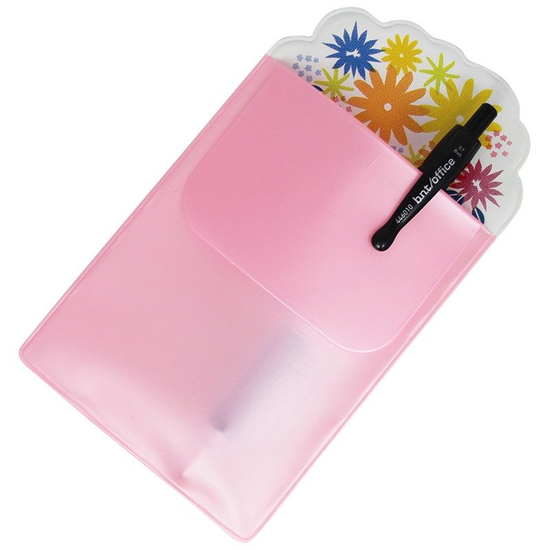 Lommebeskytter med blomster