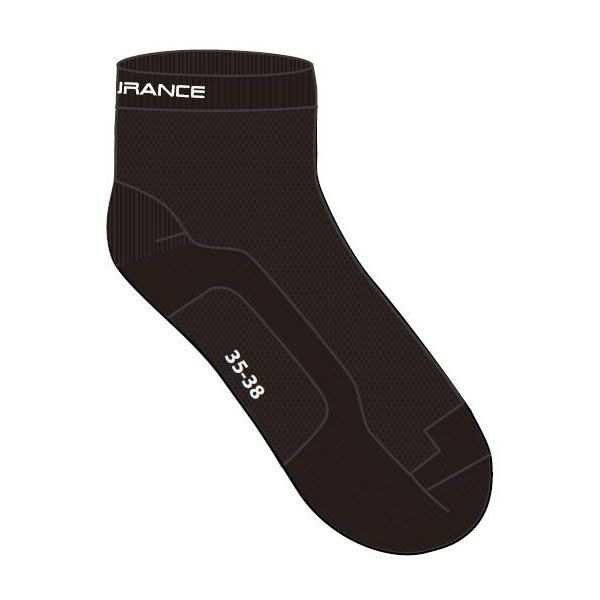 God arbejdstrømpe i sort