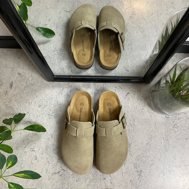 Gråbrune clog sandal fra Cph-Copenhagen