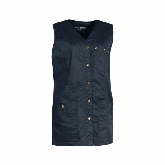 Nybo Navy Dame Super Cool Vest, Lang, Justerbar, Slidstærk