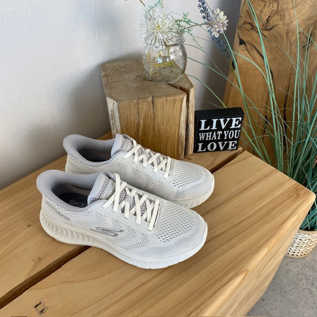 Hvide Skechers Slip-Ins til herre