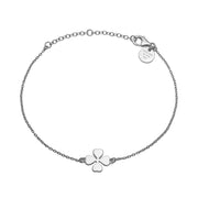 Aagaard armbånd med sølv firkløver
