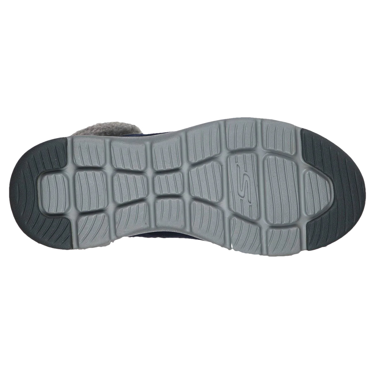 Navy damestøvlet med lynlås fra Skechers