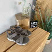 Beige Step-Ins sandal med god pasform