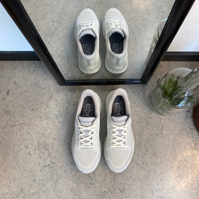 Hvide Skechers Slip-Ins til herre