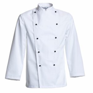 Nybo Hvid Unisex Delight Kokkejakke, Slidstærk, Komfort