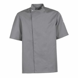 Nybo Grafit Unisex Taste Kokkejakke, Kortærmet, Slidstærk