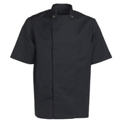 Nybo Sort Unisex Taste Kokkejakke, Kortærmet, Slidstærk