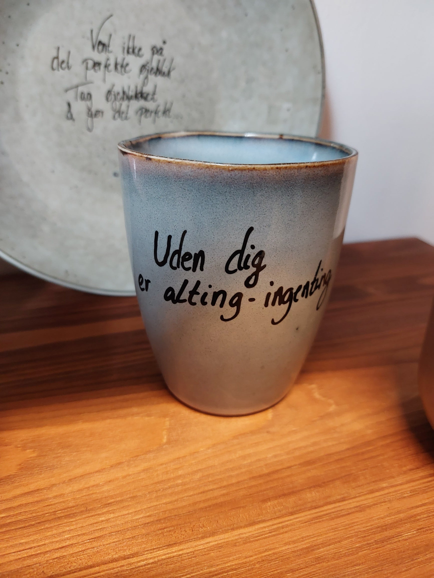 Kop kaffe til dig, lyserød nuancer