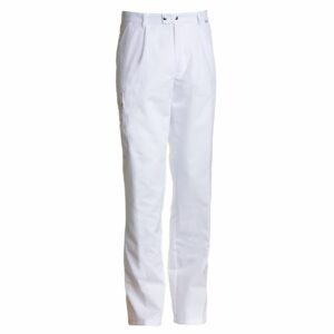 Nybo Hvide Herrebukser Club-Classic, Slidstærk, Lårlomme, Klap