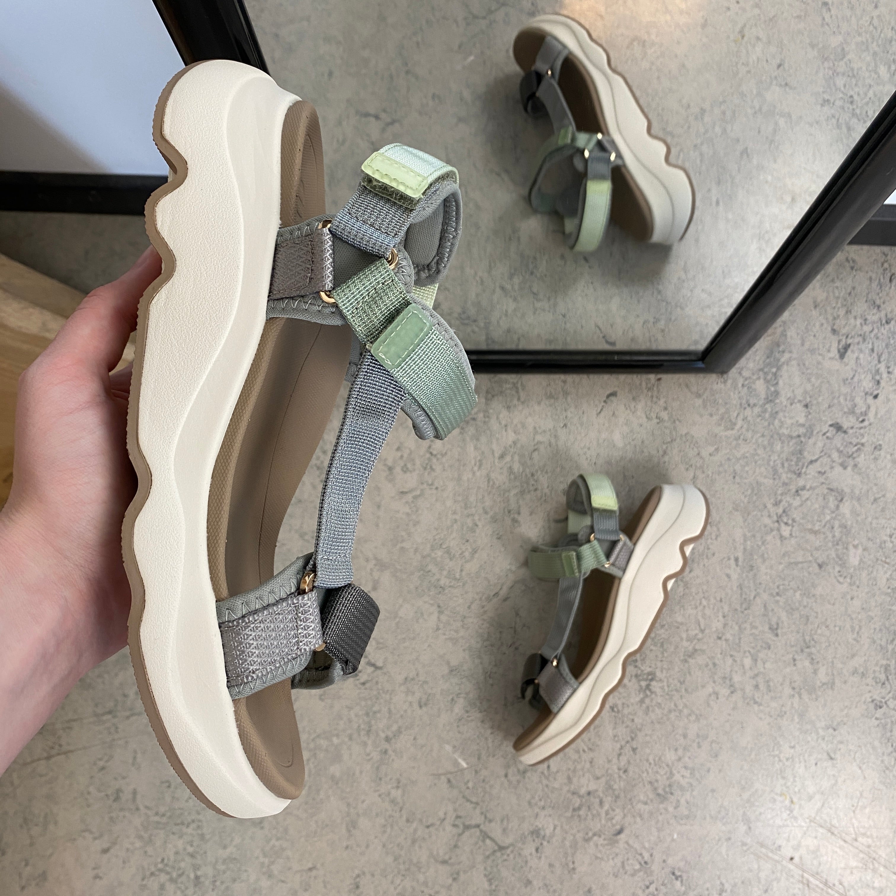Green Comfort sandal - Let, stødabsorberende sandal med optimal støtte hele dagen