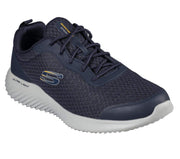 Lette navy snøresko til herre fra Skechers