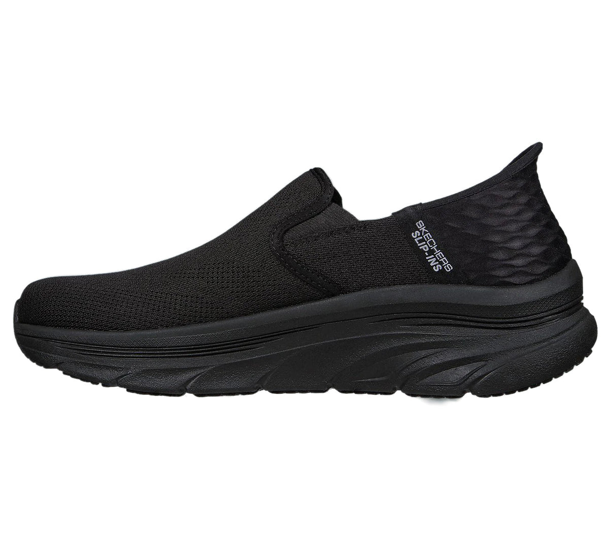 Sort hyttesko med hands-free slip-in