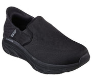 Sort hyttesko med hands-free slip-in