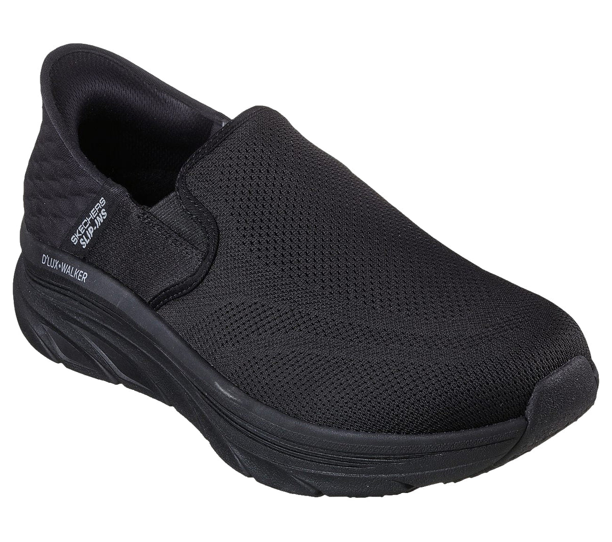 Sort hyttesko med hands-free slip-in