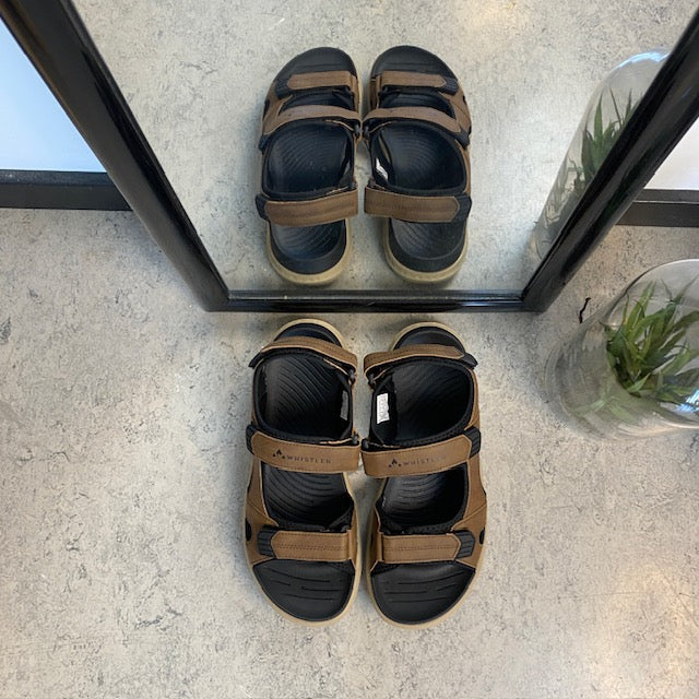 Brun herre vandresandal fra Whistler med god svangstøtte