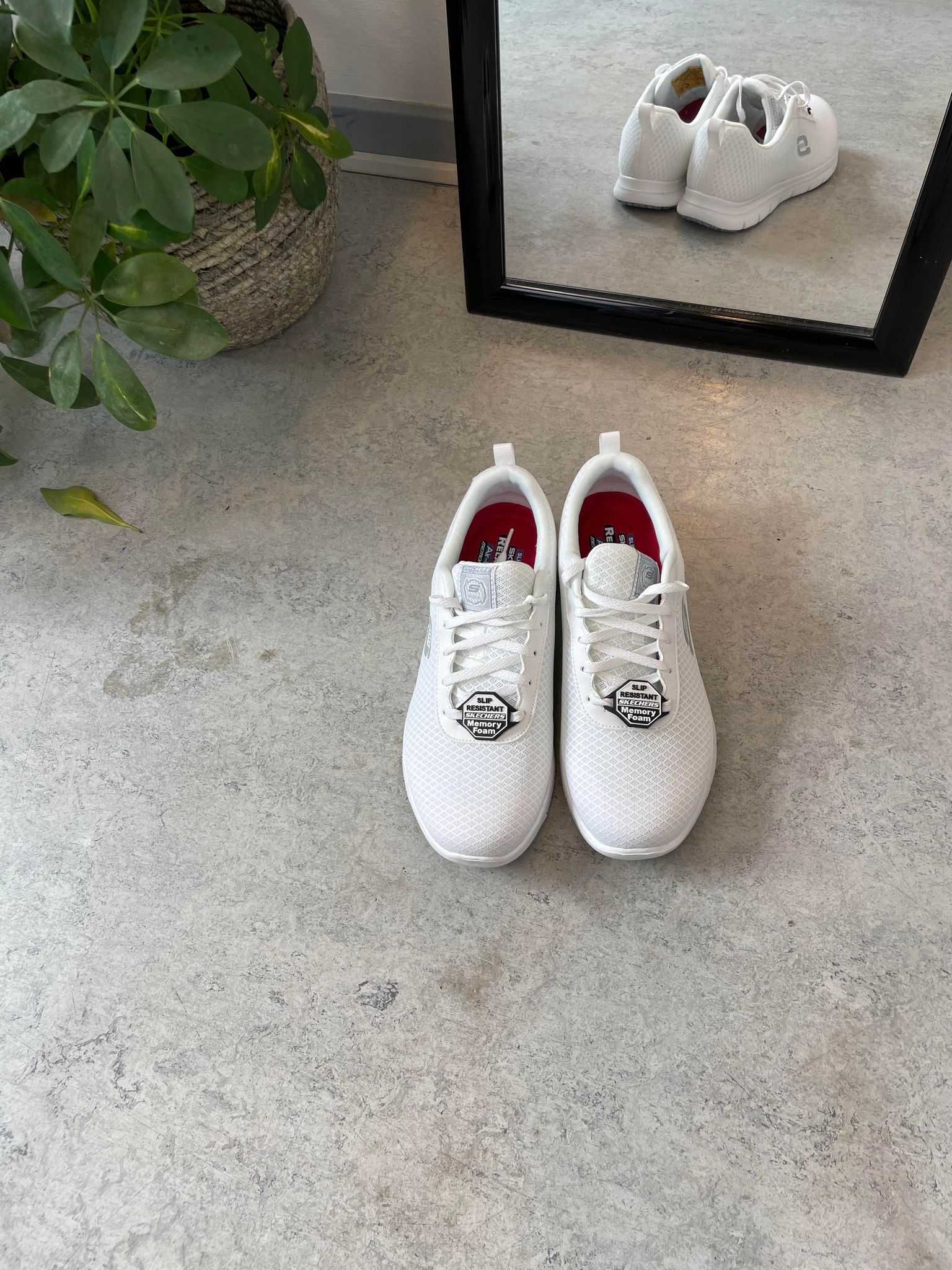 Skechers Work arbejdssko med bred pasform – CE-godkendt, skridhæmmende sål & Memory Foam komfort