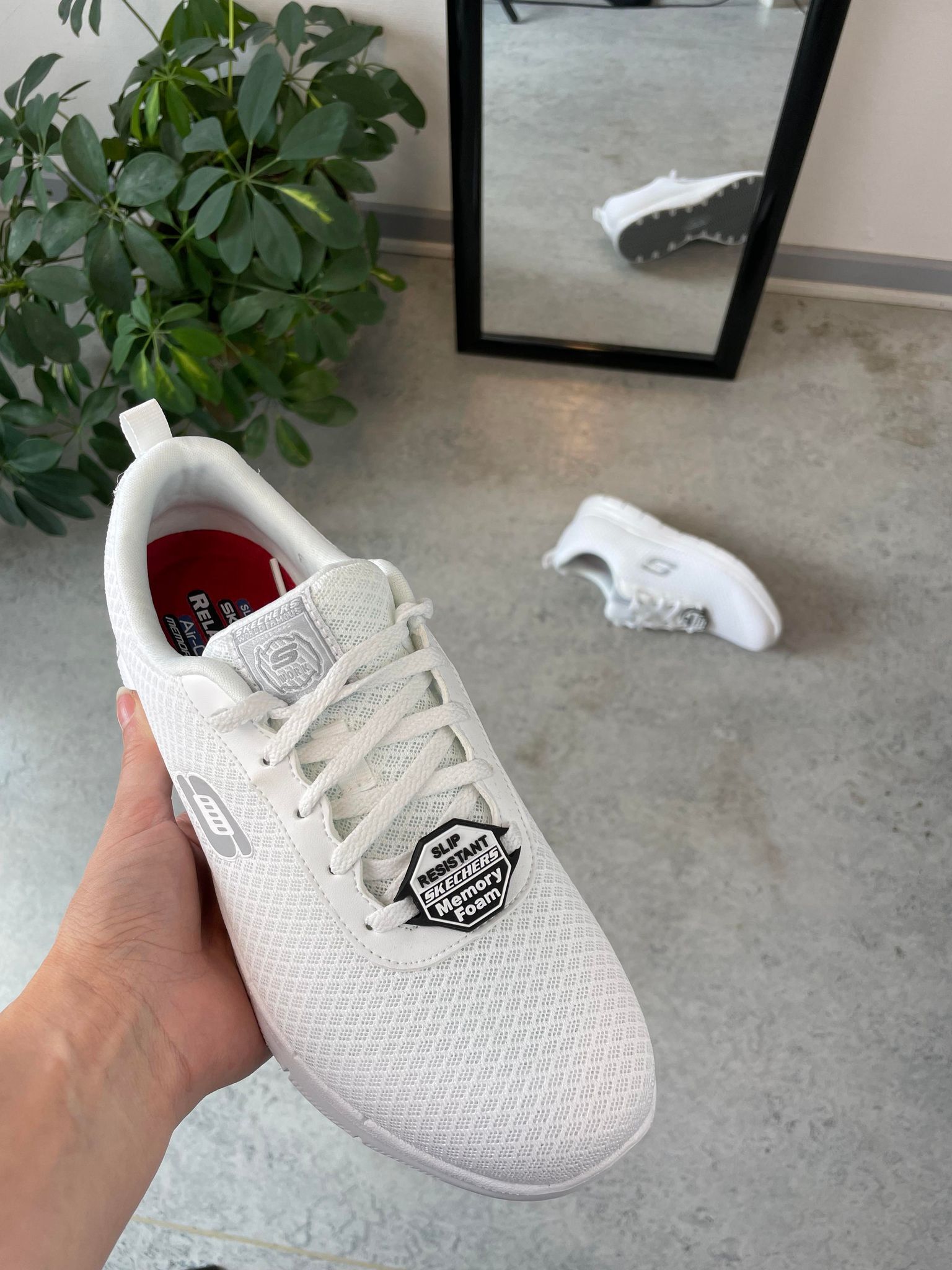 Skechers Work arbejdssko med bred pasform – CE-godkendt, skridhæmmende sål & Memory Foam komfort