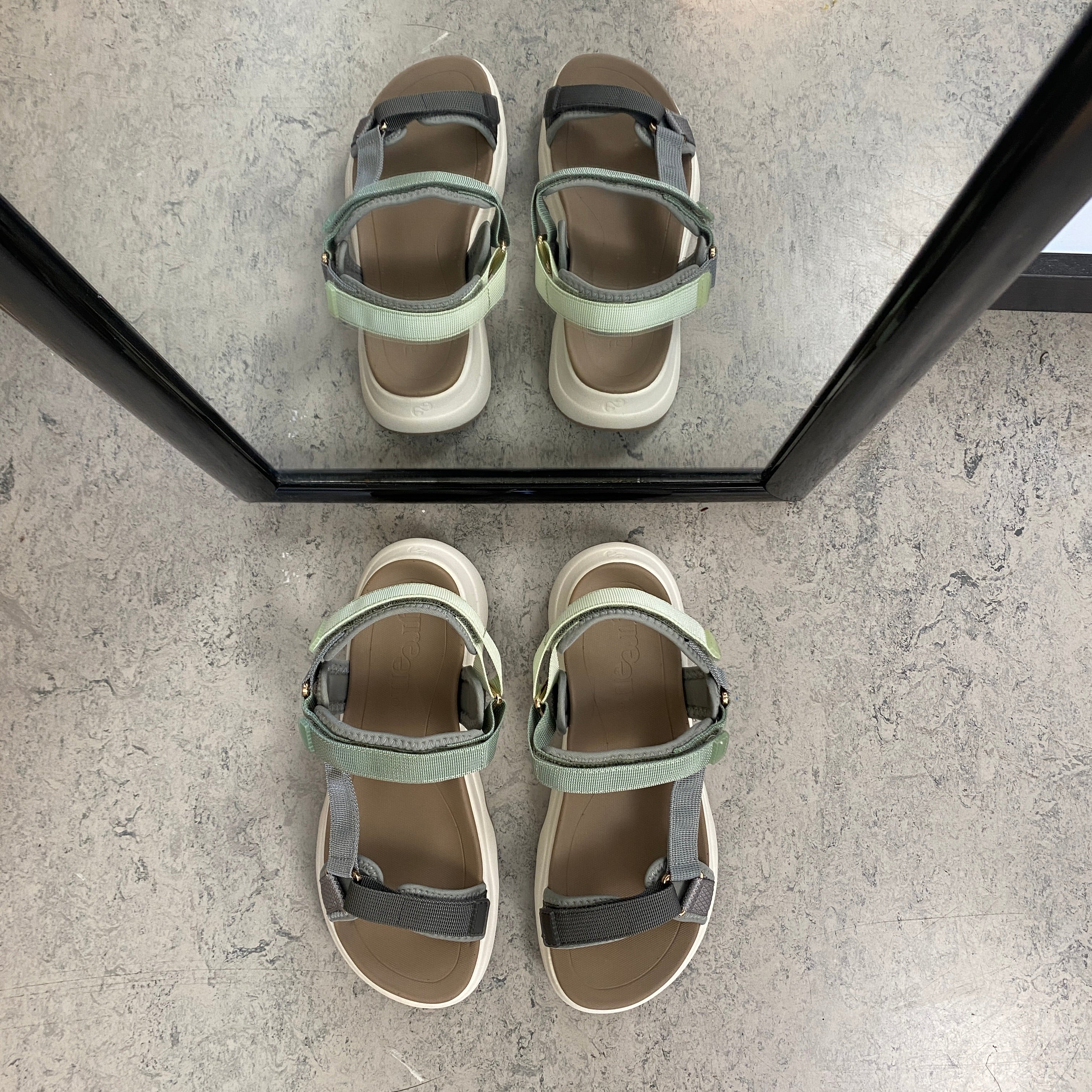 Green Comfort sandal - Let, stødabsorberende sandal med optimal støtte hele dagen